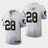 Nike Raiders 28 Josh Jacobs White 100th Season Vapor Untouchable Limited Jersey Dyin,baseball caps,new era cap wholesale,wholesale hats